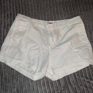White shorts